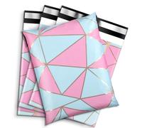 Wanxida 100pcs Plastic ENVELOPE, OPP Mailing Bags, 25x35cm, Self-Seal, Waterproof, Black Interior