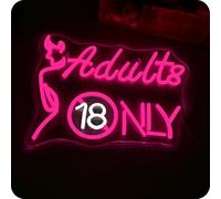 Wanxing Beauty Neon Sign, LED Sign Lettering Sign Dimmable Commercial, Neon Sign USB 5V/2A, Luminous Advertising for Wall Decoration, Party Room, Cool Night Club Bar Sign, Shop, Man Cave