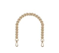 WANYI 30 cm Bag Chain Metal Chain for Bag, Bag Straps for Changing, Women's Bag Strap, Purse Chain, Carry Strap for DIY Shoulder Bag, Purse, Handbag with Carabiner (Dark Gold)