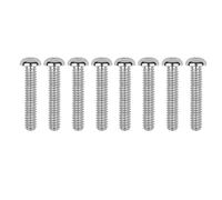 Wanyifa 1/4-20 x 1-1/4" Titanium Button Head Socket Cap Bolts Screws Allen Hex Drive Fully Thread Pack of 8 (1/4-20x1-1/4, Silver)