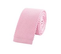 WANYING Men's 5.7 cm Slim Tie Knitted Narrow Tie Knit Tie Retro Vintage Casual Office Basic - Plain, Light Pink A, Länge 148cm × Breite 5.7cm