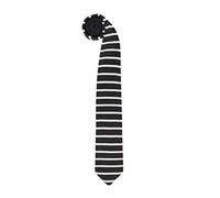 WANYING Men's 6 cm Narrow Knitted Necktie Knitting Tie Retro Sporty Casual Office Basic - Striped Black & White