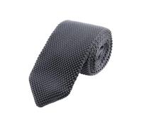 WANYING Men's 7 cm / 2.75 Inch Slim Knitted Tie Knitted Narrow Ties Knit Neckie Retro Sporty Casual Office Basic for Gentleman - Plain Dark Grey
