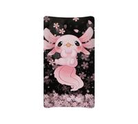 Wanyint Axolotl Print Changing Pad Covers,Cradle Sheets-Unisex Organic Cotton Changing Pad Cover-Fit 32"x16" Contoured Changing Pad-Cozy,Comfy & Washable