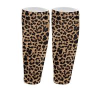 Wanyint Leopard Print Leg Compression Sleeves for Men Women-Running Baseball Track and Field Anti Cramping Sleeve for Running,Nurse,Fitness and Shin Splint