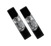 Wanyint Tiger Print Seat Belt Cushion Universal Seatbelt Covers for Adult Women 2 Packs Seat Strap Pads Protect You Neck and Shoulder