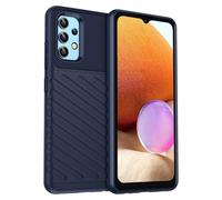 Wanyuexes Case for Galaxy A32 4G Case, for Samsung A324G SM-A325F, Heavy Duty Protective Cover with Non-Slip Texture Rugged Durable Silicone Phone Cover for Samsung Galaxy A32 4G Blue