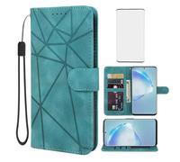 Wanyuexes Case for Galaxy S20 Plus 5G Case, Samsung S20+ SM-G986U Wallet Case with Tempered Glass Screen Protector, Leather Flip Credit Card Holder Stand Phone Cover for Samsung Galaxy S20 Plus Green