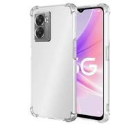 Wanyuexes Case for OnePlus Nord N300/for Oppo A57 5G/A77 5G/Realme Q5i 5G/Realme V23 5G/Realme V23i Clear TPU Phone Case Slim Protective Shockproof Transparent Cover for Oppo A57 5G Crystal Clear