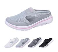 WANZHASHIWO Elsvia men's comfortable, breathable and supportive sports sandals Elsvia men's orthopedic shoes for men and women casual hollow mesh thick-soled sports shoes