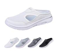WANZHASHIWO Elsvia men's comfortable, breathable and supportive sports sandals Elsvia men's orthopedic shoes for men and women casual hollow mesh thick-soled sports shoes