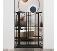 WAOWAO Tall Baby Gate (Black, 29.53"-32.68")
