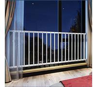 WAOWAO Window Safety Guards for Children Kids Child Toddler Pets Proof Extra Wide White Tension Security Window Guard Gate for Home Fit 61.41"-86.61" Sliding Windows (3 Piece)