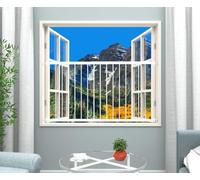 WAOWAO Window Safety Guards for Children Kids Child Toddler Pets Proof Extra Wide White Tension Security Window Guard Gate for Home Fit 36.22"-61.41" Sliding Windows (2 Piece)