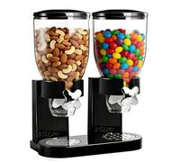 Wapasezyar Cereal Dispenser Countertop 2L, Plastic Food Dispenser, Cereal Dispenser and Cornflakes Dispenser, Ideal for Sweets, Food Storage Containers (Set of 3)