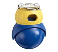 Wapasezyar Intelligence Toy for Cats, Adjustable Treat Dispenser for Indoor Cats, Safe with IQ Training for Mental Stimulation Against Boredom, Prevents Obesity