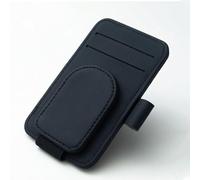 WAPEXI 1 Pack Car Sun Visor Sunglasses Holder for Skoda Octavia Limousine 3 (III) 5E I 2012-2020, Magnetic Leather Glasses Clip and Ticket Card Storage Organizer, Black