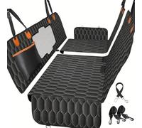 WAPEXI 1 Pack Dog Car Seat Cover for VW Passat Variant/7.Generation (B7,ab BJ 2010-2014), Waterproof Back Seat Protector with Mesh Window and Side Flaps, Heavy Duty Non-Slip Pet Hammock