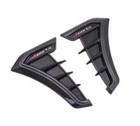 WAPEXI 2Pcs Front Bumper Spoiler Canards for Seat Leon FR Typ 5F AB Bj.2013, Carbon Fiber Effect Side Air Vent Trim Wings Sport Style Body Protector Decorative