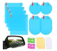 WAPEXI 8 Pcs Car Wing Mirror Protective Film for Land Rover Range Rover Sport 2 (II) L494 Facelift I 2017-2022, Rainproof Anti-Fog Nano Coating Rearview Mirror Clear Film Waterproof Sticker