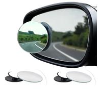 WAPEXI For Ford C-Max | Typ DM2 | Bj. 2003-2010 Blind Spot Mirrors for Cars (2-Pack), Round Frameless 360° Rotate Sway Adjustable and Waterproof