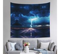 WAPNO Thunder And Lightning Tapestry Wall Hanging Art Tapestries For Bedroom Living Room Dorm Home Decorate 51 X 60 Inches