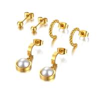 WaQiH Earrings Stud Women Set White For Girl Bohemia Party Vacation