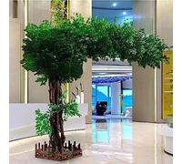 WaQiH Interior Decoration Tree Large Simulation Plants Artificial Green Banyan Trees Artificial Bonsai Tree for Office Bedroom Living Party DIY Wedding Decor 2.5x2.5m/8.2x8.2ft