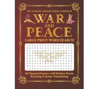WAR AND PEACE LARGE PRINT WORD SEARCH: 60 Themed Puzzles • 840 Hidden Words • Relaxing & Brain-Stimulating (Wisdom & Faith Series)