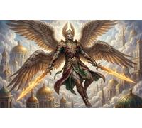 War Angel 1000 Piece Wooden Jigsaw Puzzle,Wood,Impossible Challenge,Great Gifts,Home Wall Decor,Educational Toy,Adults & Kids 14+,Stress Relief (75x50cm)