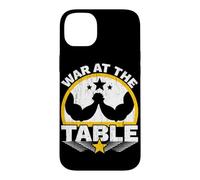 War At The Table Arm Wrestling Arm Wrestler Power Pin Grip Case for iPhone 14 Plus