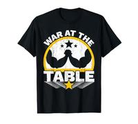 War At The Table Arm Wrestling Arm Wrestler Power Pin Grip Value Graphic T-Shirt
