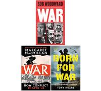 War Bob Woodward, War How Conflict Shaped Us & Born For War 3 Books Collection Set
