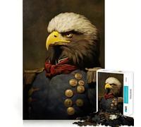 War Eagle Jigsaw Puzzle 1000 Pieces Mental Focus Game Precision Cut Smooth Edges Absorbing Activity for Quiet Nights (38x52cm)