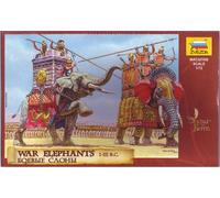 War Elephants I-III B.C. Plastic Figure Kit 1:72 Model ZVEZDA
