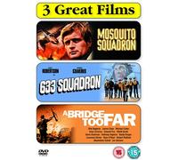 War Films Triple Pack : Mosquito Squadron / 633 Squadron / A Bridge Too Far (3 Disc Box Set) [DVD]