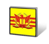 War Flag of South Vietnam Custom Lapel Pins Square Brooch Tie Suit Dress Accessories for Men Women Wedding Birthday