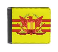 War Flag of South Vietnam Printed Wallets Bifold Wallet Change Cash Bag with Multiple Card Slots for Men And Women