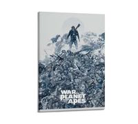 War for The Planet of The Apes Posters Stylish Print Poster Aesthetic Wall Art Decor Vintage Canvas Decorative Painting Poster Living Room Bed Room Derector 08x12inch(20x30cm) Frame-style