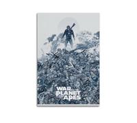 War for The Planet of The Apes Posters Stylish Print Poster Aesthetic Wall Art Decor Vintage Canvas Decorative Painting Poster Living Room Bed Room Derector 16x24inch(40x60cm) Unframe-style