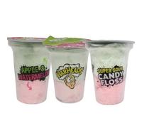 War Head Super Sour Candy Floss, Tangy Cotton Candy Treat, 3-Pack