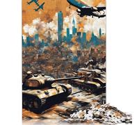 War in Israel Jigsaw Puzzles Puzzles for Adults Kids. 1000 Piece Impossible Challenge Toy Educational Games Home Decoration for Adults& Kids Age 14 Years Up 1000pcs (38x26cm)