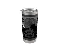 War in The Swamp Alligator Boop The Fire Breathing Bigfoot Stainless Steel Insulated Tumbler