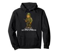War is Hell, but style is forever - 70s Retro Vintage USA Pullover Hoodie