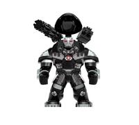 (War Machine-200003886) Ironman, James Rhodes, War Machine, Hulkbuster, Figure Blocks, Construction Building Bricks For