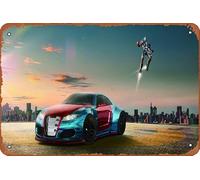 War Machine Carwork Metal Tin Sign Retro Wall Decor for Home Gate Garden Bars Restaurants Cafes Office Store Pubs Club Sign Gift 12 X 8 INCH Plaque Tin Sign