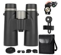 War-max Binoculars 12x42 Adults High Magnification - Binoculars for Adults High Power, Great for Birdwatching, Hunting, Wider View (Black)