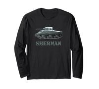 War Military Tank - Sherman Tank Long Sleeve T-Shirt