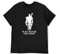 War Never Changes Top Sweatshirt Short Sleeve Black XXL