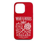 War of the Roses England 1455-1485 Woodcut White Print Case for iPhone 13 Pro